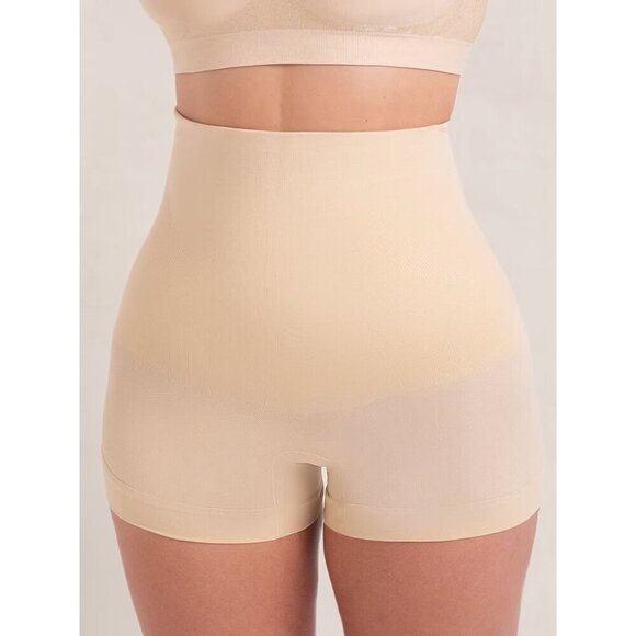 Shapermint All Day Every Day High Waisted Shaper Boyshort Sz Small Chai 18437 - Picture 1 of 7